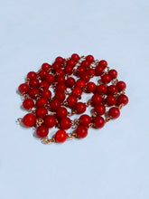 54 Beads Red Pearl Necklace - Chanting Mantra, Chanting Mala, Jaap Mala, Daily Use, Jaap Pooja, For Men & Women, Indian Maala| OGOC