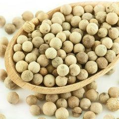 Organic White Pepper Spice - Dried Piper Nigrum, Malabar Pepper, Farm Fresh, White Pepper Herbs, Enhances the taste of your dish, Kerala