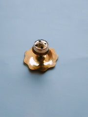 Brass Incense Holder - 4 Sticks Agarbatti Stand, Ash Catcher Plate, Pooja Plate, Home Temples & Shrines| OGOC