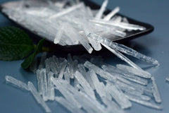 Menthol Crystals - Peppermint- Pudina ki Phool 50Grams Cooling Crystals for Aromatherapy & More"| OGOC