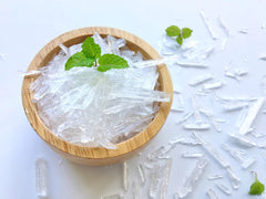 Menthol Crystals - Peppermint- Pudina ki Phool 50Grams Cooling Crystals for Aromatherapy & More"| OGOC