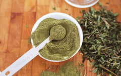 Holy Basil RAW Thulasi Leaf Powder - Organic Herbal Supplement"| OGOC