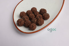 Authentic 5-Face Rudraksha Beads - Genuine Mantra Mukhi from India, Mystic Prayer, Panch Mukhi Roopcham, Natural Five Mukhi Rudraksha | OGOC