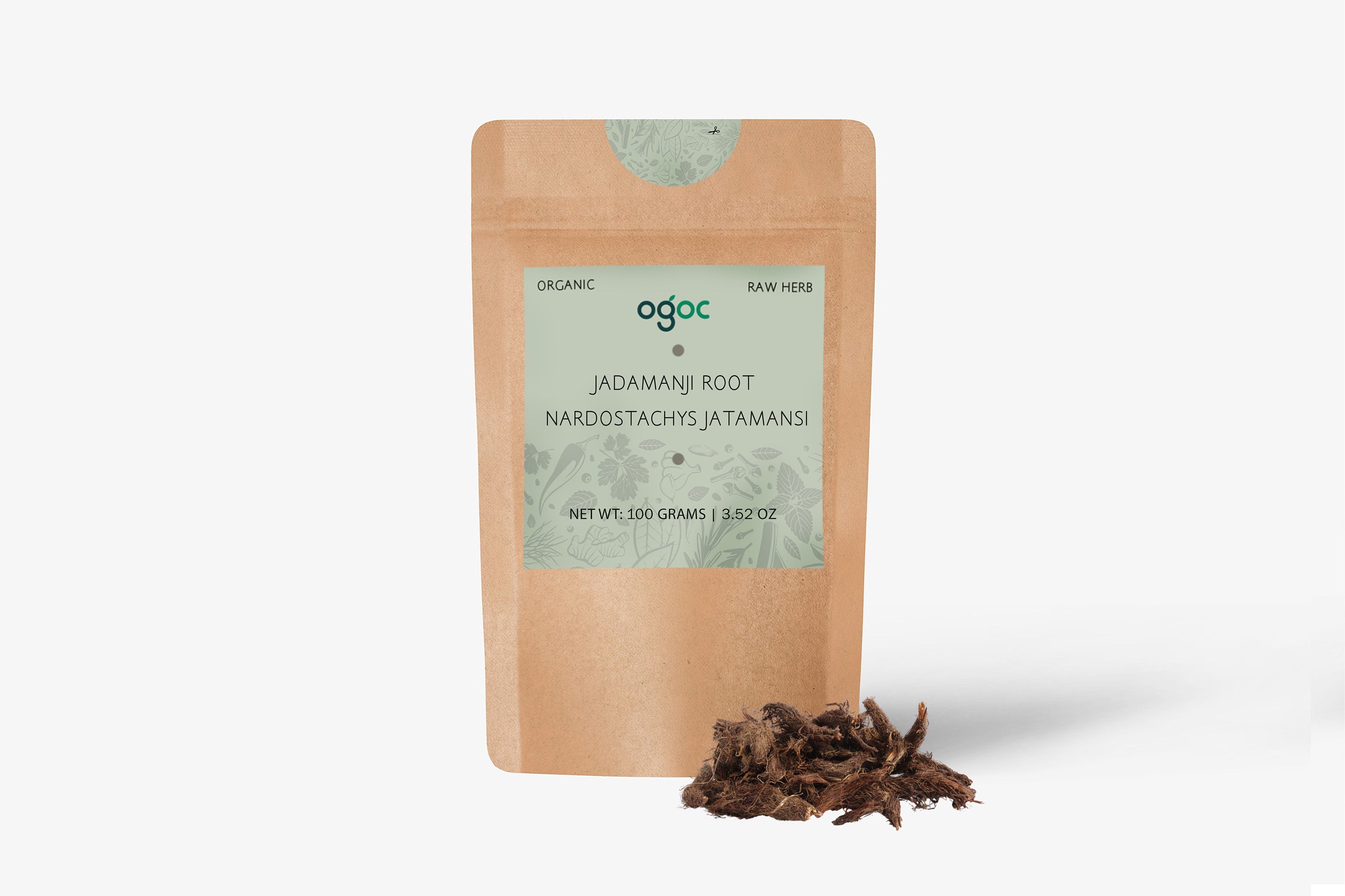 Jadamanji Root - Spikenard Musk (Nardostachys Jatamansi) | Medicinal Herb, Herbal Use Only| OGOC