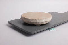 Sandal Wood Rubbing Round Stone - Sandalwood Pata Board, Chandan Pata, Chandan Stick For Rubbing, Paste Making| OGOC