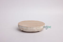 Sandal Wood Rubbing Round Stone - Sandalwood Pata Board, Chandan Pata, Chandan Stick For Rubbing, Paste Making | OGOC
