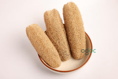Set off 5 Large Whole Loofah Sponge Natural Grown Loofah Sponge- 100% Natural Plant Based| OGOC