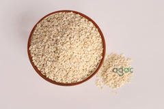 Organic Sesame Seed - White Til, Natural Spices, Good Source of Fiber, May Lower Cholesterol and Triglycerides, Nutritious Source Plant