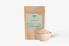 Organic Sesame Seed - White Til, Natural Spices, Good Source of Fiber, May Lower Cholesterol and Triglycerides, Nutritious Source Plant