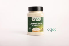 Green Gram Powder - Green Moong Dal , Organic Mung Bean Flour for Cooking & Skincare"| OGOC