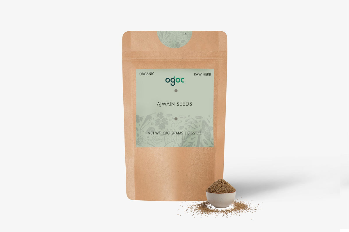 Organic Ajwain Seeds (Carom Seeds / Omum) – Aromatic Spice & Digestive Herb | OGOC