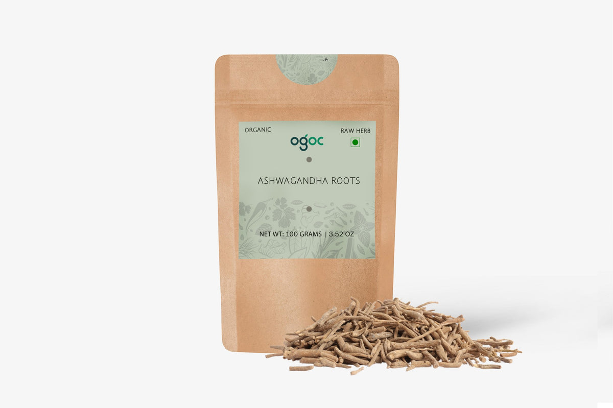 Ashwagandha Dried Roots (Withania Somnifera) – Natural Herbal Wellness Root | OGOC