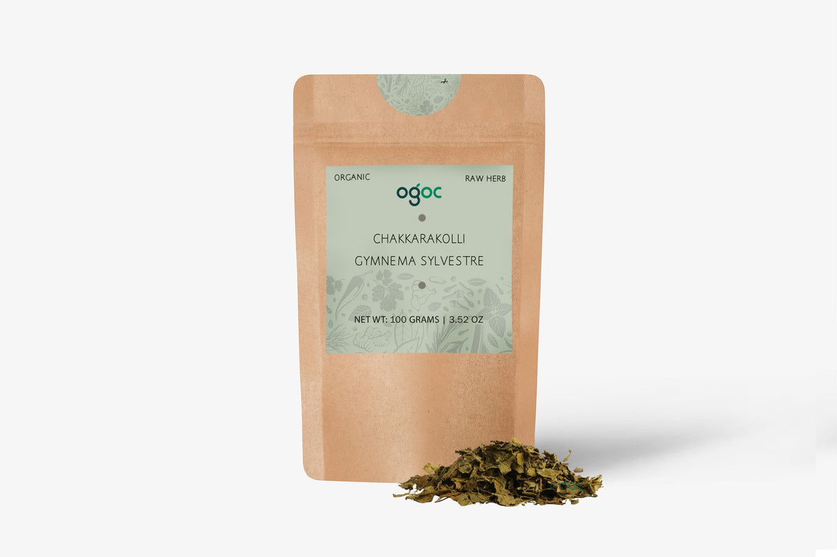 Chakkarakolli Dried Leaves (Gymnema Sylvestre) Ayurvedic Herbal Leaves for Wellness and Natural Remedies | OGOC