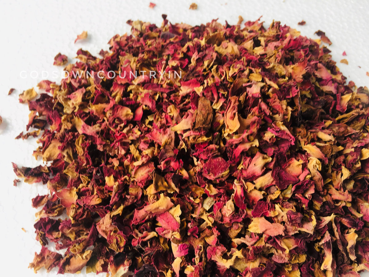 Dried Pure Rose Petals | Herbal Tea, Beauty Elixir for Hair & Skin| OGOC