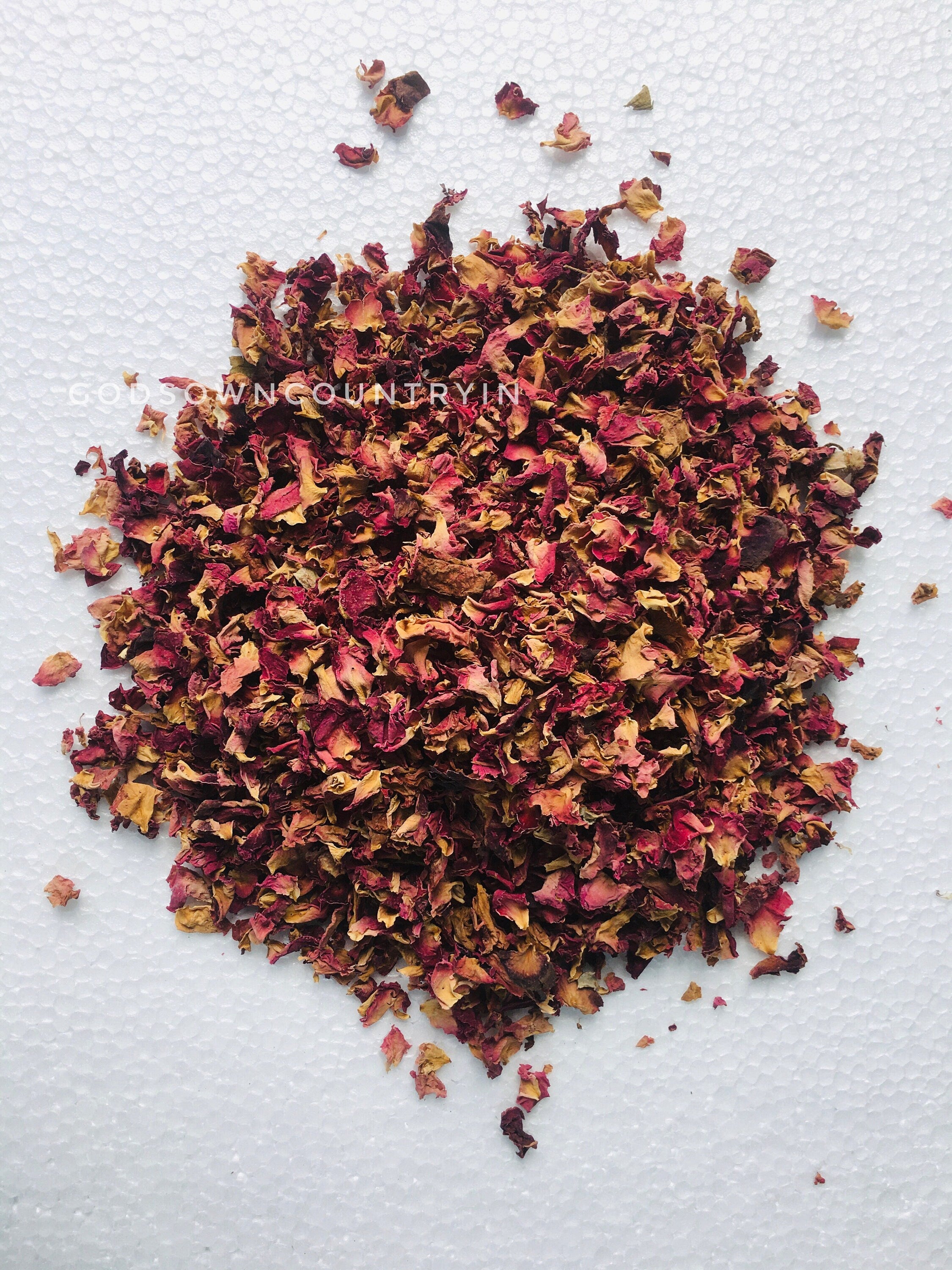 Dried Pure Rose Petals | Herbal Tea, Beauty Elixir for Hair & Skin| OGOC