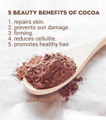 Organic Chocolate Powder - Cocoa Powder Face Mask, Suitable For All Skin Types, Removes Scars, Acne Treatment, Skin Glow, Hair Treatment