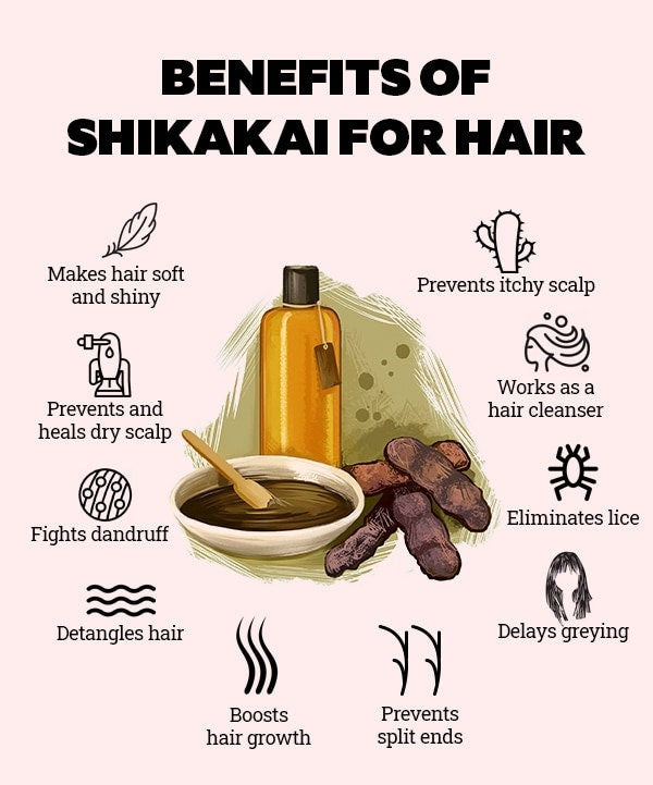 Shikakai Pods - Acacia Concinna, Natural Hair Wash, Herbal Hair Conditioner, Ayurvedic Herbs For Luxuriously Soft, Silky & Shiny Hair| OGOC