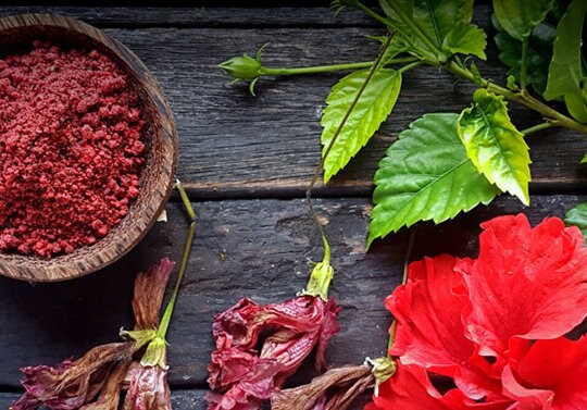 Organic Hibiscus Powder: Vibrant Herbal Ingredient, For Hair Growth| OGOC