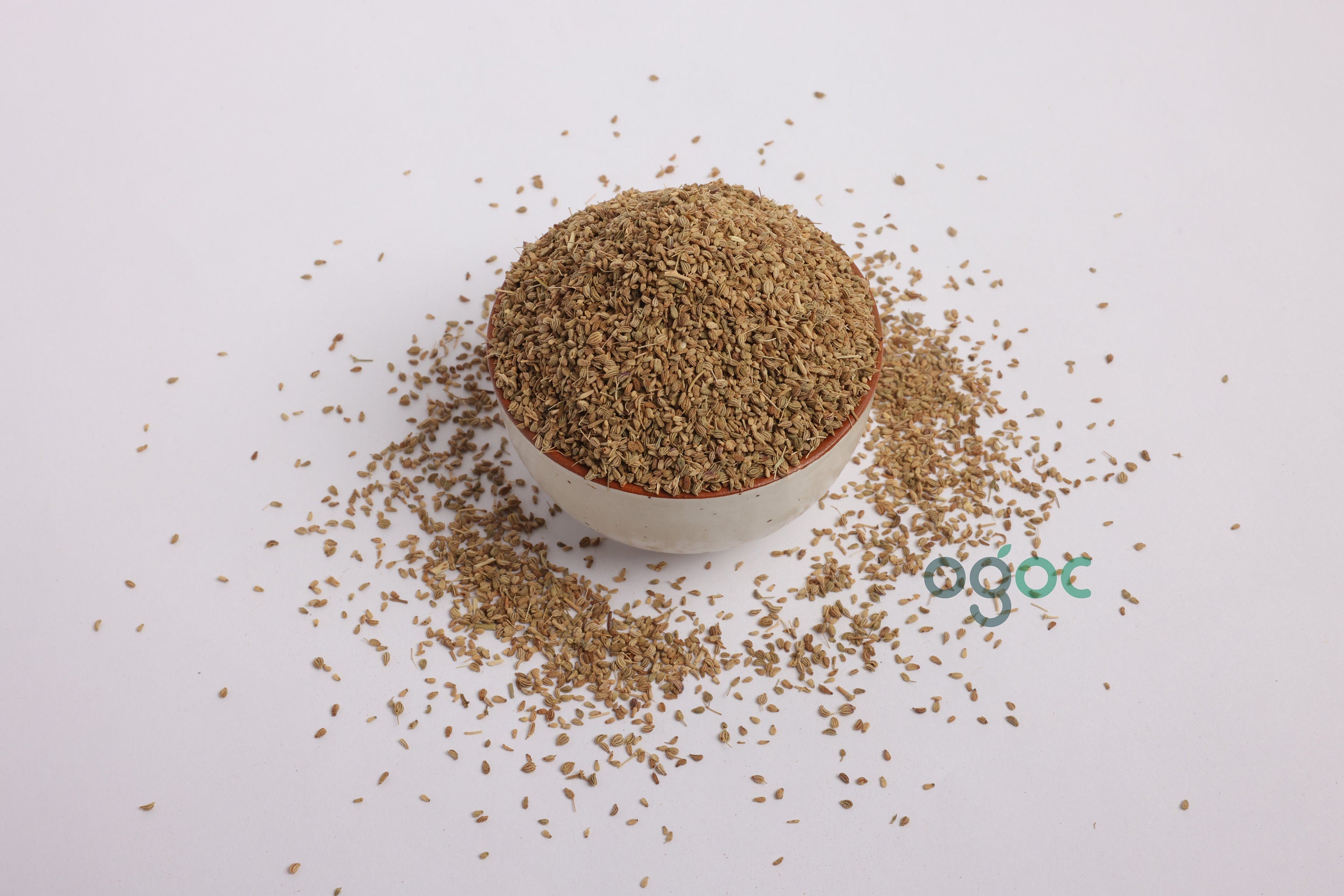 Organic Carom Seeds , Bishop's Seed, Ajmo, Jowan, Ajamoda, Omum, Jawind, ajwain seeds or ajowan caraway| OGOC