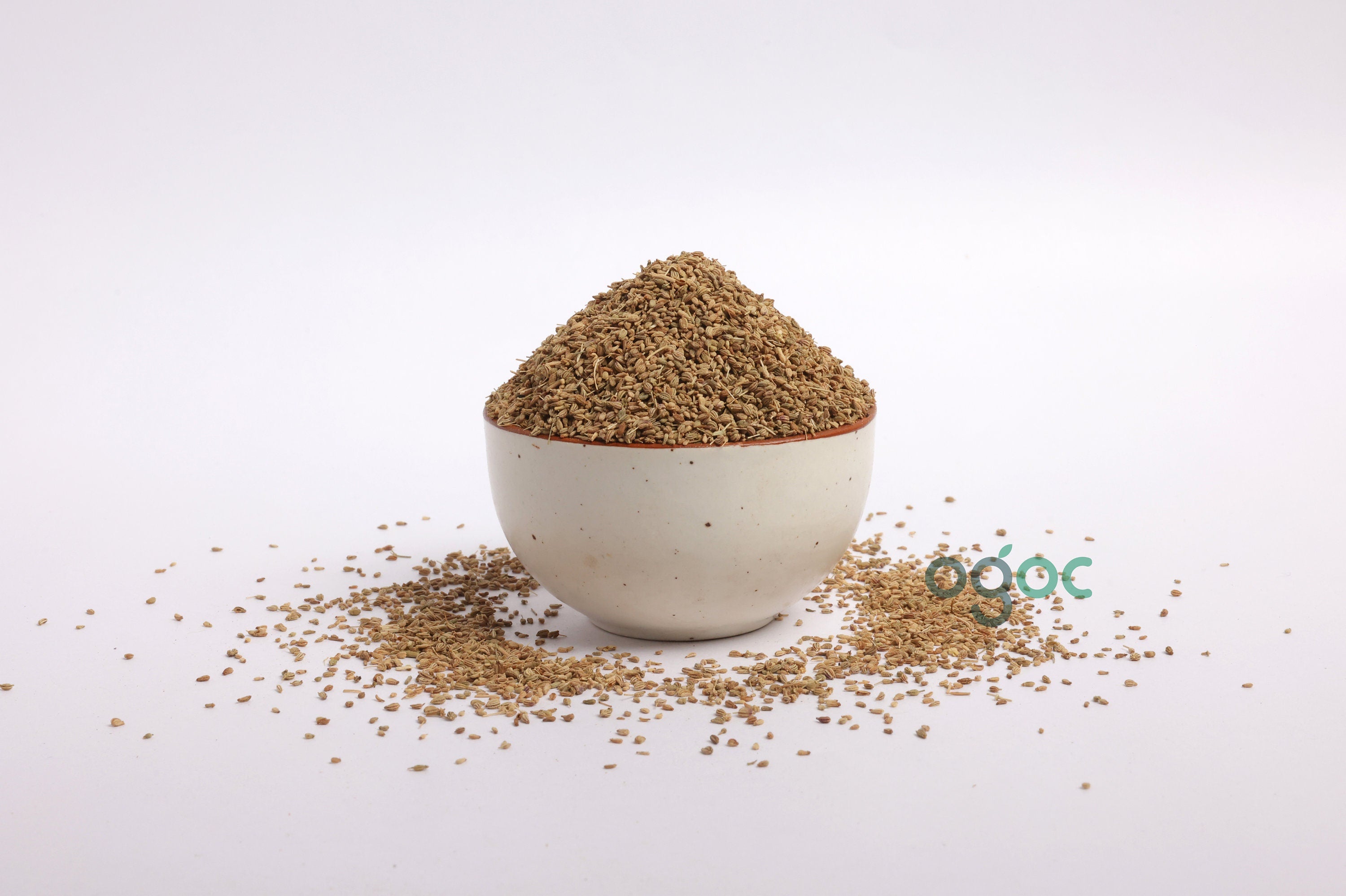 Organic Carom Seeds , Bishop's Seed, Ajmo, Jowan, Ajamoda, Omum, Jawind, ajwain seeds or ajowan caraway| OGOC