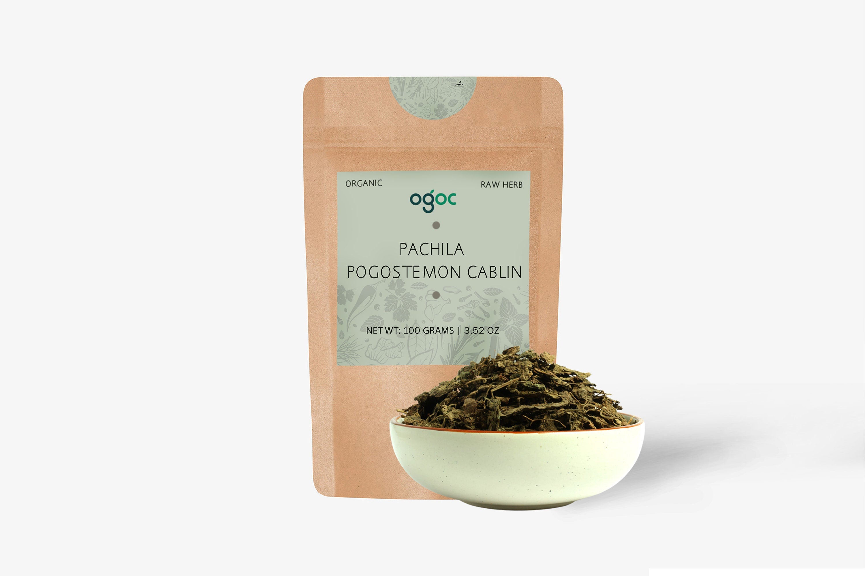 Pachila (Patchouli Leaves) - Pogostemon cablin, Aromatic Herb for Aromatherapy & Crafting"| OGOC