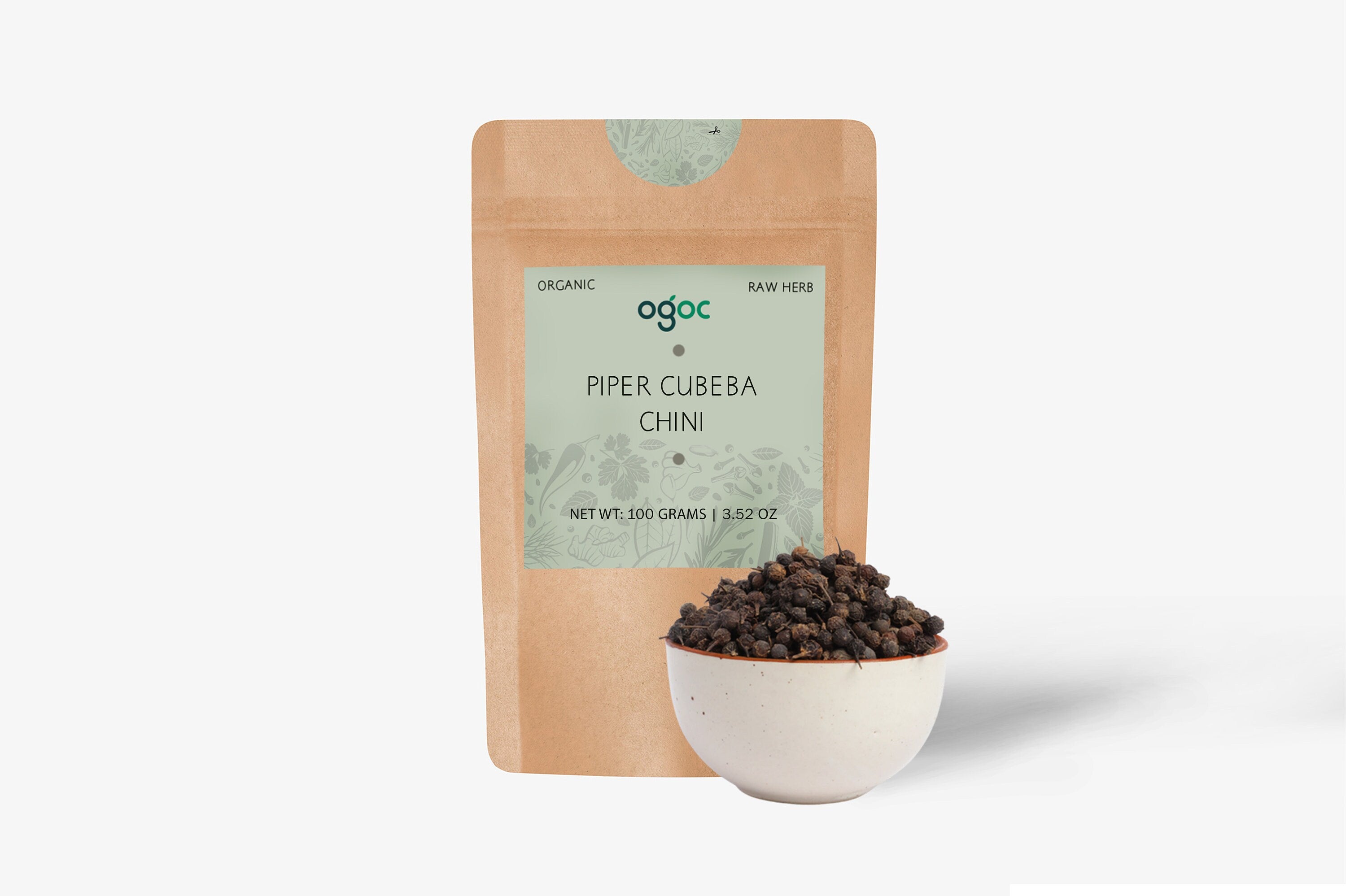 Chini (Kababchini/Kankol Mirch) Vaal Milagu (Piper Cubeba) - Organic Spice"| OGOC