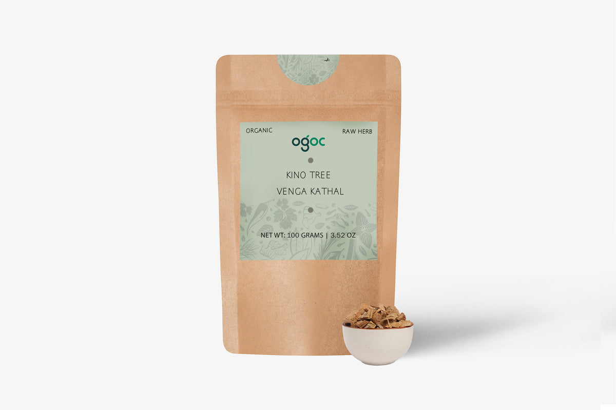 Indian Kino (Pterocarpus Marsupium) - Herbal Remedy for Blood Sugar Support & Traditional Medicine | OGOC