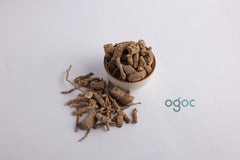 Aconitum heterophyllum - Dried roots 100 Grams, Bulbs Atish, Atis, Ativish | Rare Medicinal Herbal, Adavidayam Herb.| OGOC