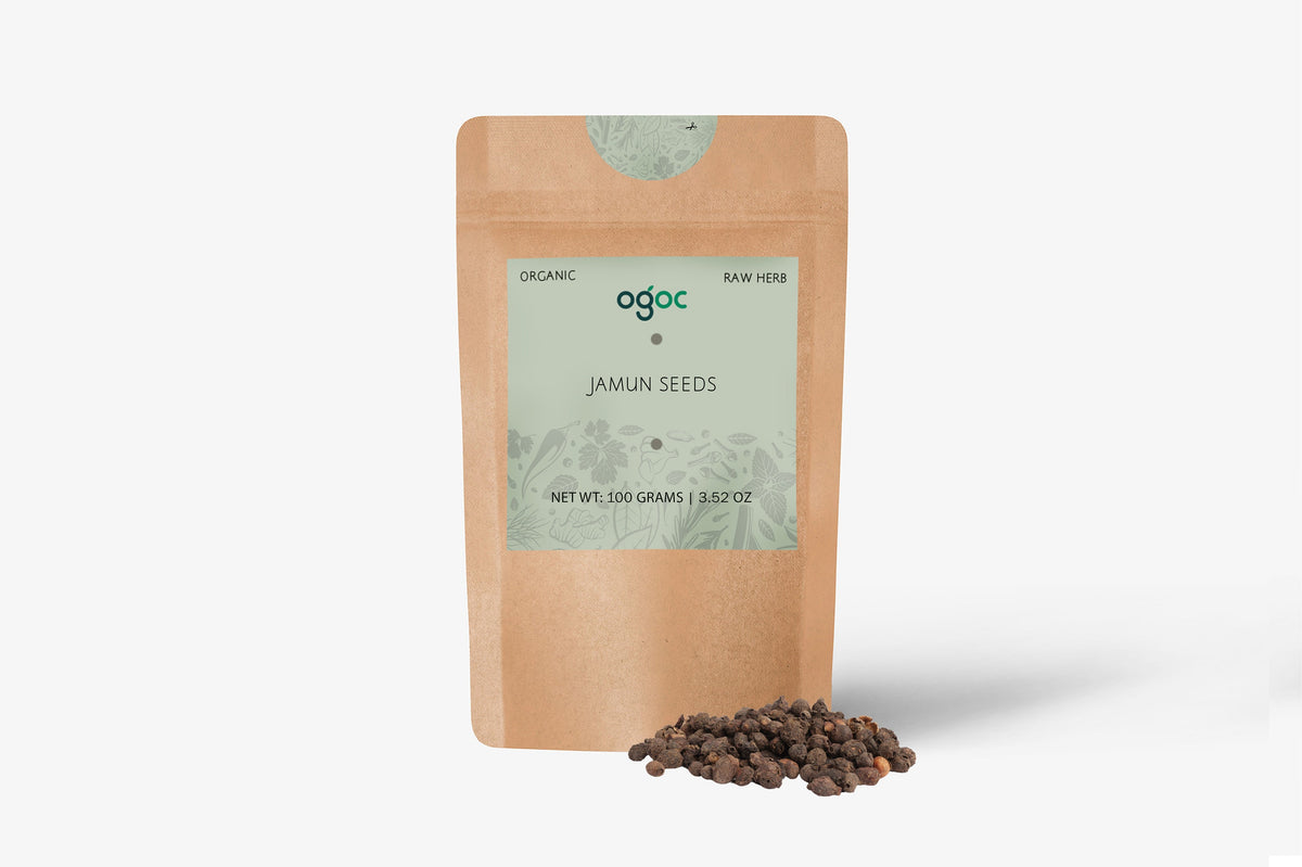 Jamun Seeds - Njanval kurru Organic Seeds from the Indian Black Plum TreeN eredu Ginjalu - Black Plum - Syzygium Cumini - Jamun Beej| OGOC