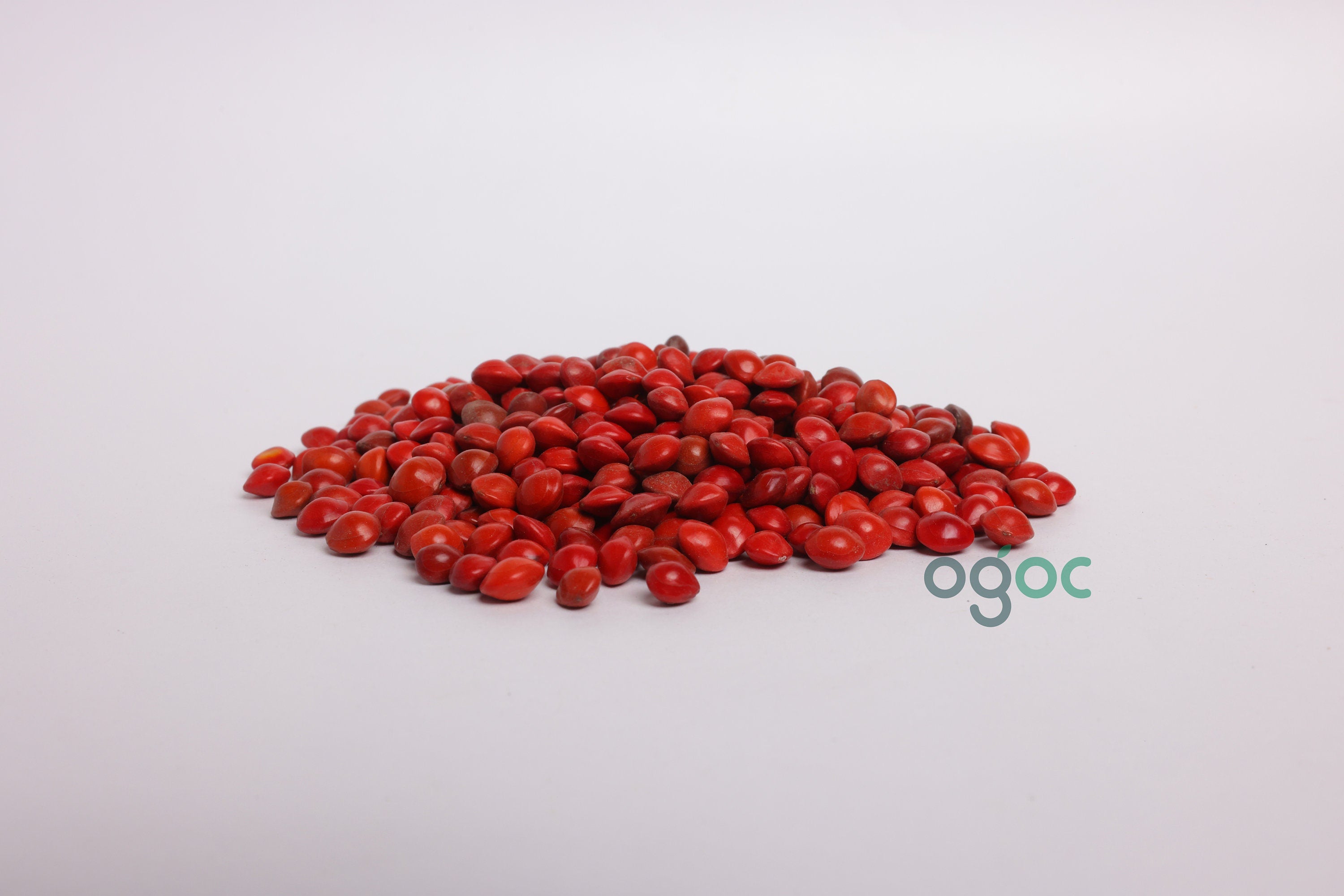 Lucky Seeds Collection: Acacia Coral, Manjadi Kuru, Adenanthera Pavonina, Red Sandalwood, Red Bead Wood Saga, and Red Chirmi Beads,| OGOC