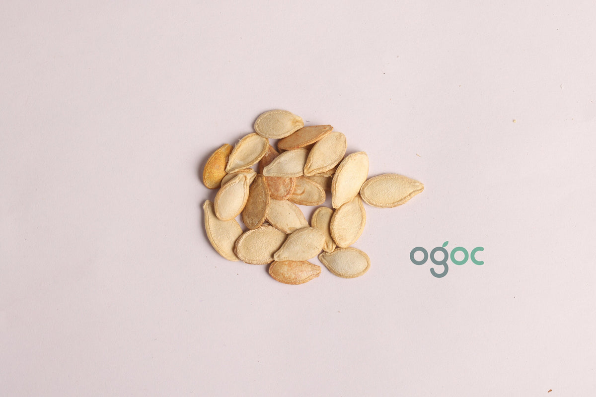 Organic Pumpkin Seeds - Vegetables Seeds | Kitchen plantation | Color green and yellow| OGOC