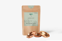 Traditional Copper Thali Plate (Small) - Kerala Handmade Vessel For Various Pooja Purpose Like Lamp, Pooja Samagari| OGOC