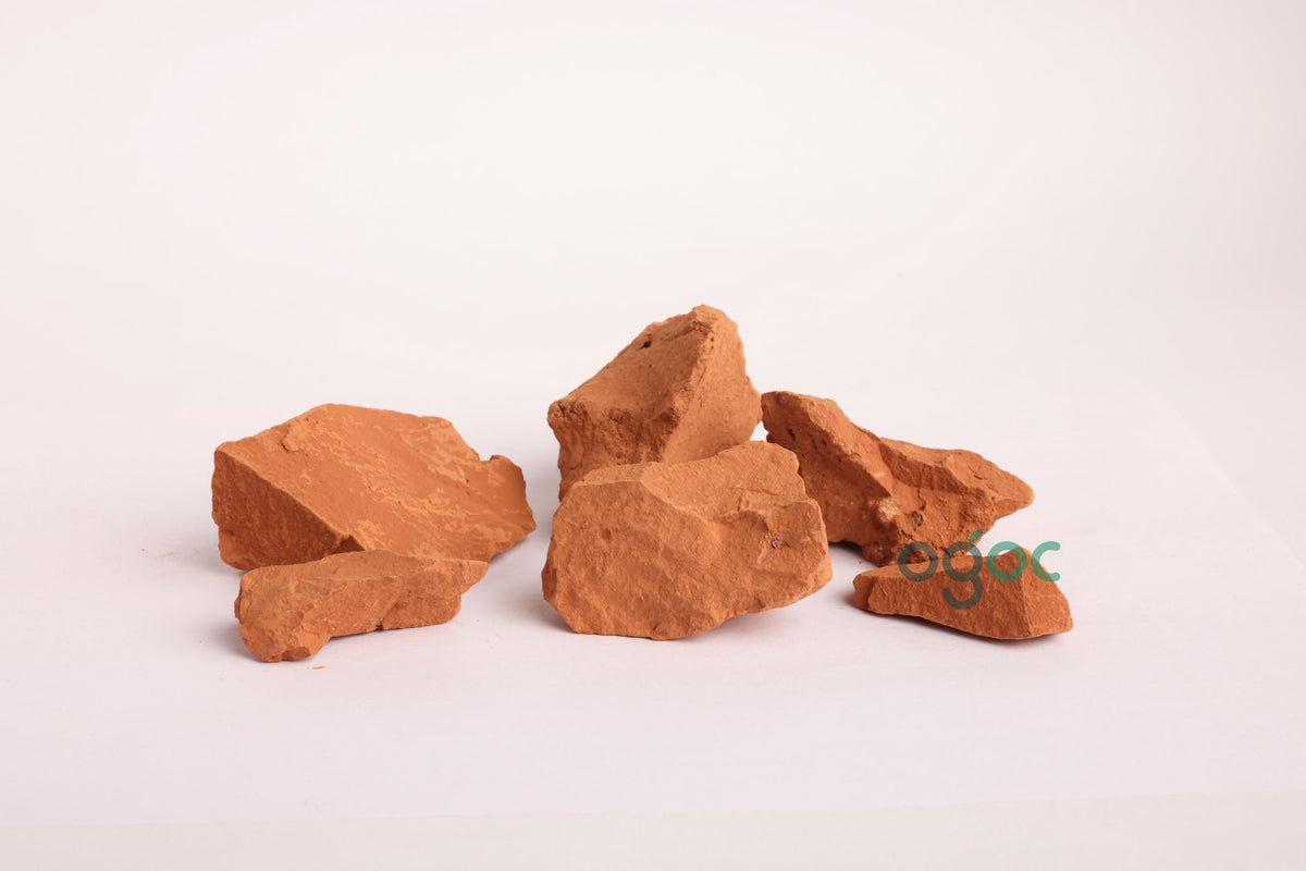 KAAVI Manne (Red Ochre) | Natural Pigment | Kaavi Kal for Herbal Uses |Gerumitti I Seemaikkaavikkallu I Hojatha I Jajoo I Kemmannu I Kaviray