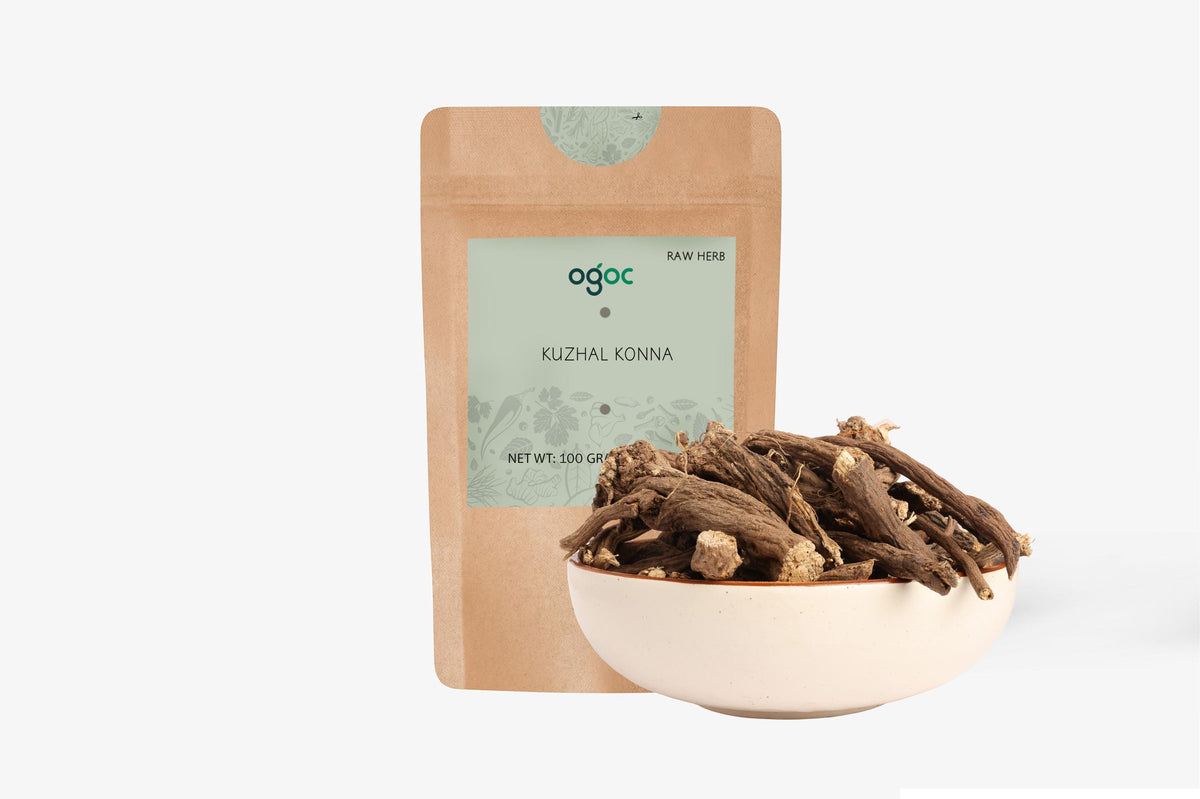 Organic Kuzhal Konna (Operculina turpethum) Turpeth Root – Traditional Ayurvedic Herbal Remedy | OGOC