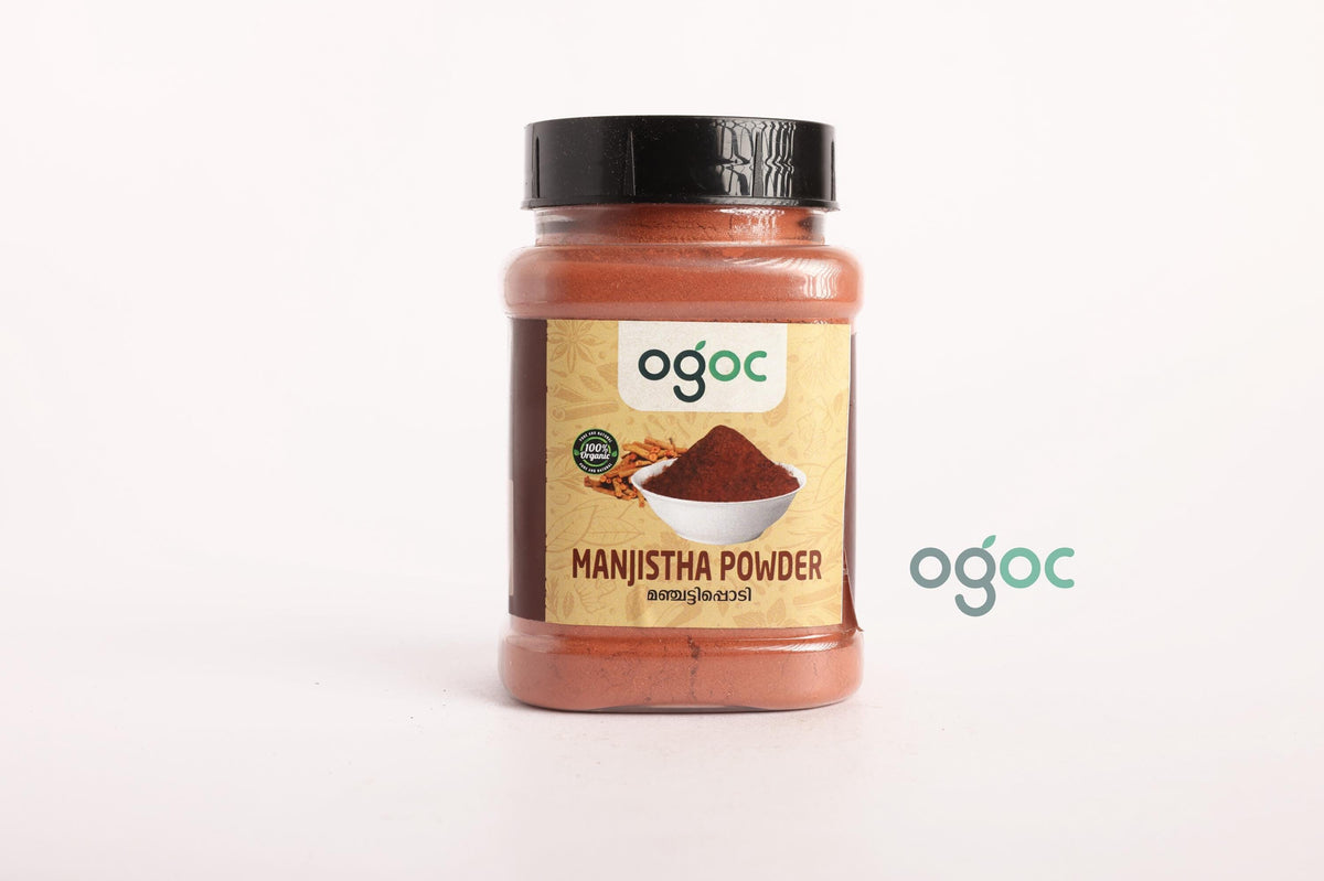 Organic Rubia Cordifolia Manjitti / Sevvelli Manjistha Powder: Nourish Skin Scalp, Promote Natural Health & Wellness| OGOC
