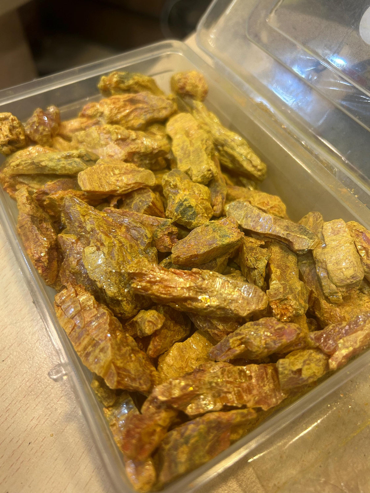 Aritharam / Yellow Orpiment | Natural Raw Mineral for Traditional, Ritual & Ayurvedic Uses | OGOC