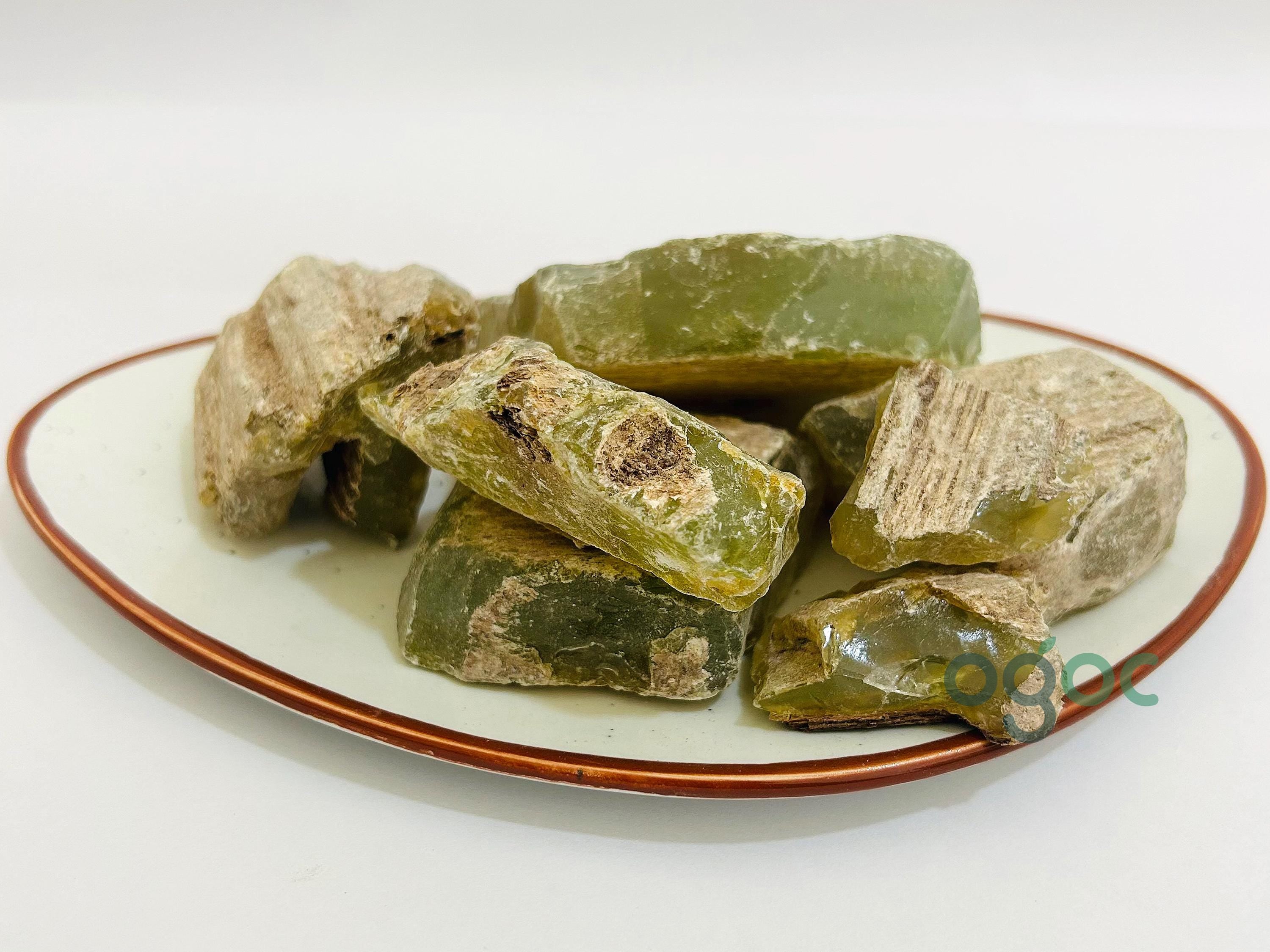 Sal Tree Resin Green - Shorea robusta | chenjalyam, Sal Dhoop for Incense, Dammar Resin Pure & Natural Frankincense Resin| OGOC