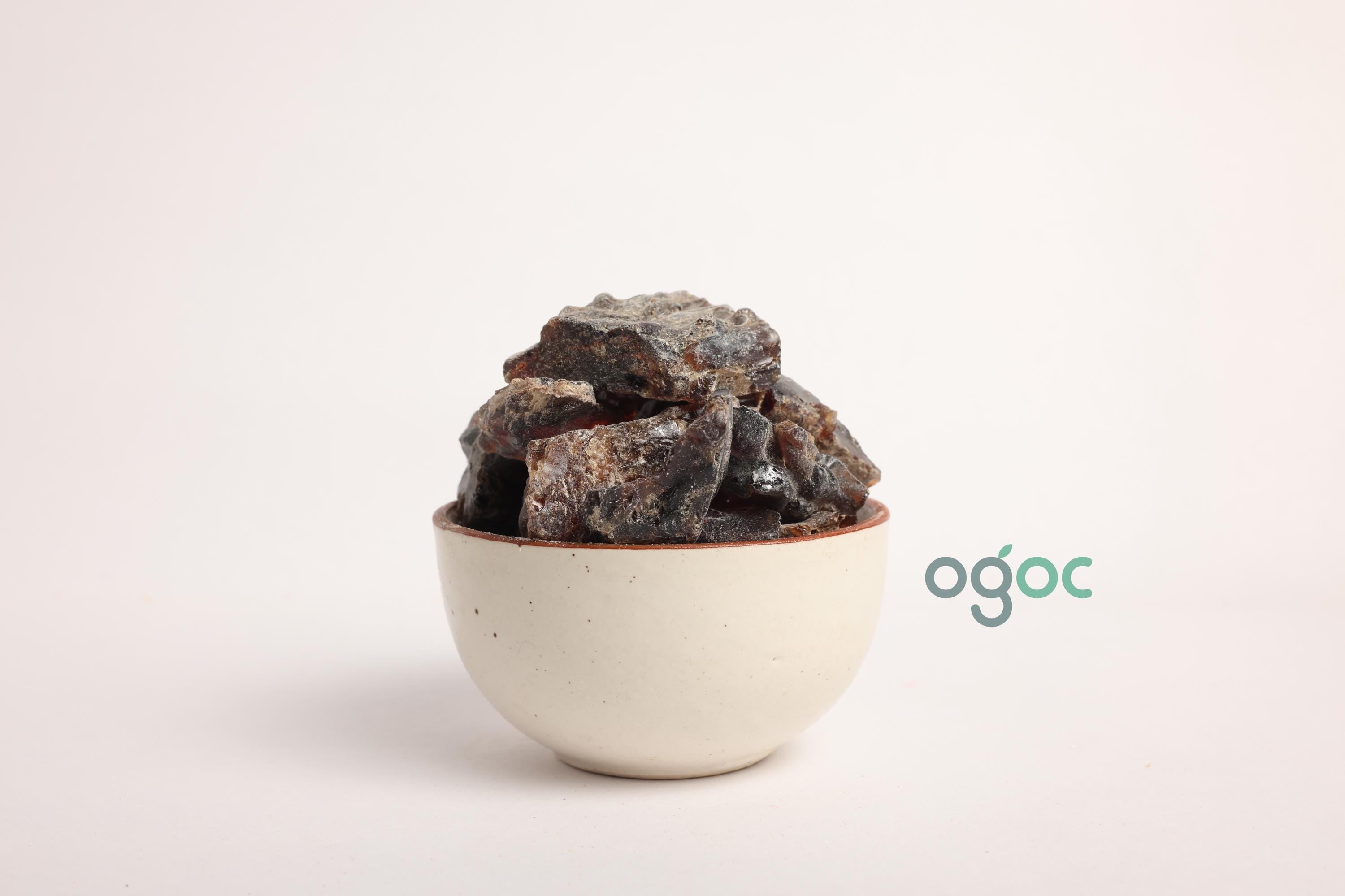 Sal Tree Resin Black - Shorea robusta | chenjalyam, Sal Dhoop for Incense, Dammar Resin Pure & Natural Frankincense Resin| OGOC