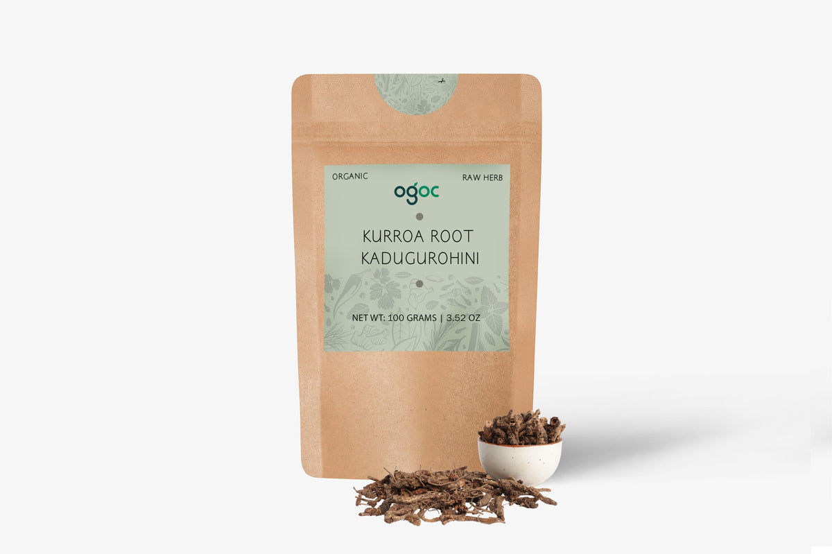 Picrorhiza Kurroa Root (Kadugurohini) | Raw Medicinal Herb | Kutki Root (Raw), Kutuka, Kadugurohini | OGOC