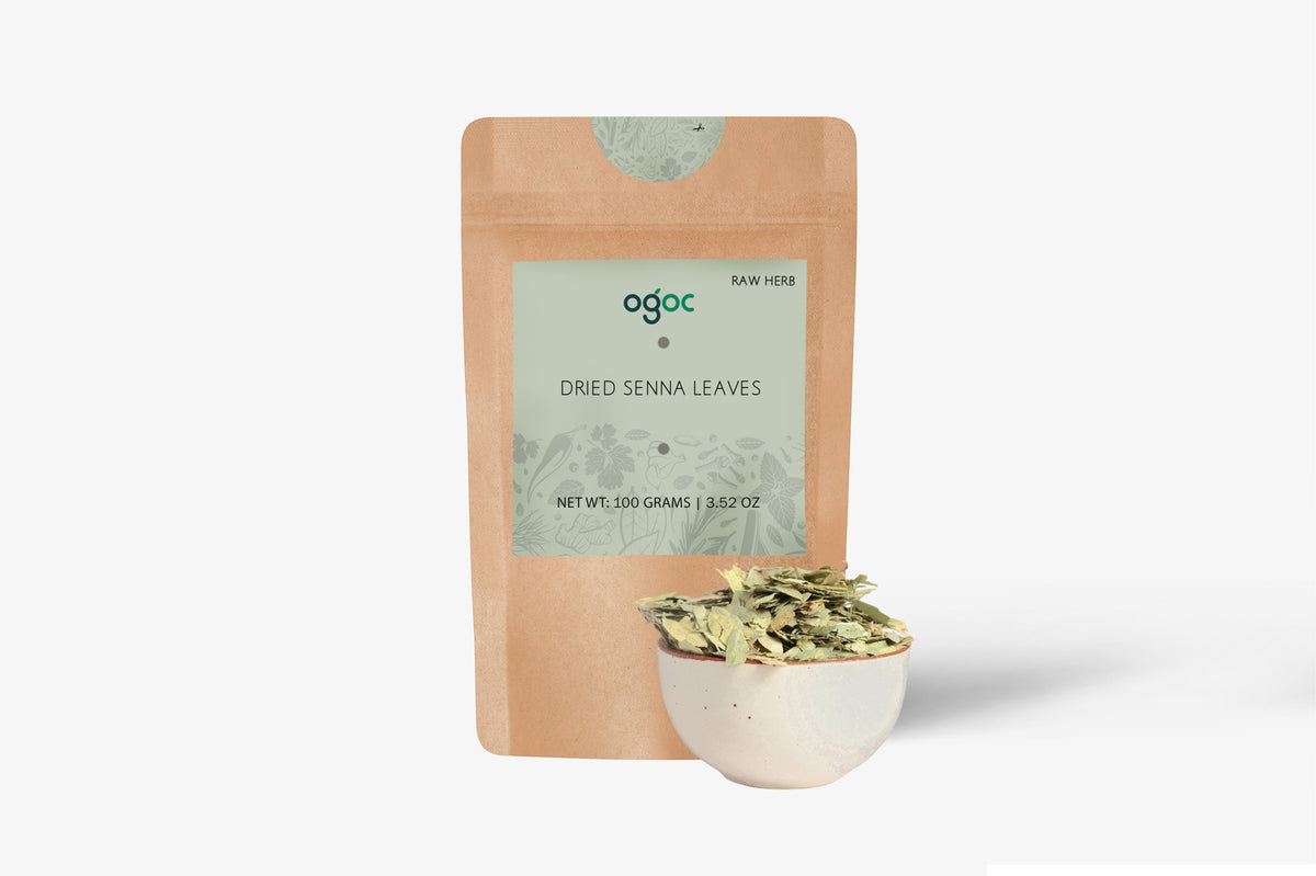 Senna Dried Leaves (Cassia angustifolia) Sunnamaki Indian Senna Swarnapatri Herbal Leaves Raw Herb Natural Ingredient Premium Quality Herbal Tea Digestion Detox Wellness | OGOC